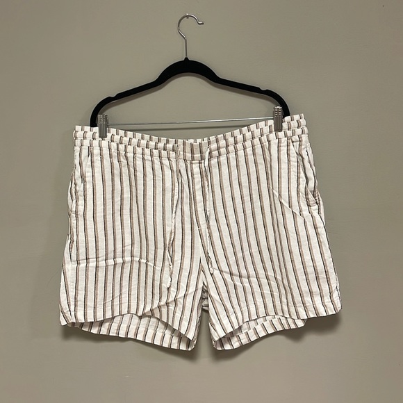 Old Navy Women’s Striped Linen Short - Picture 1 of 4